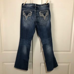 Vigoss Embellished Flat Pocket Jeans